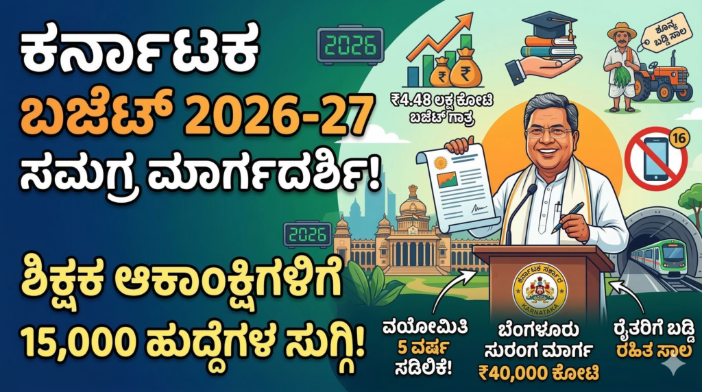 Karnataka Budget 2026